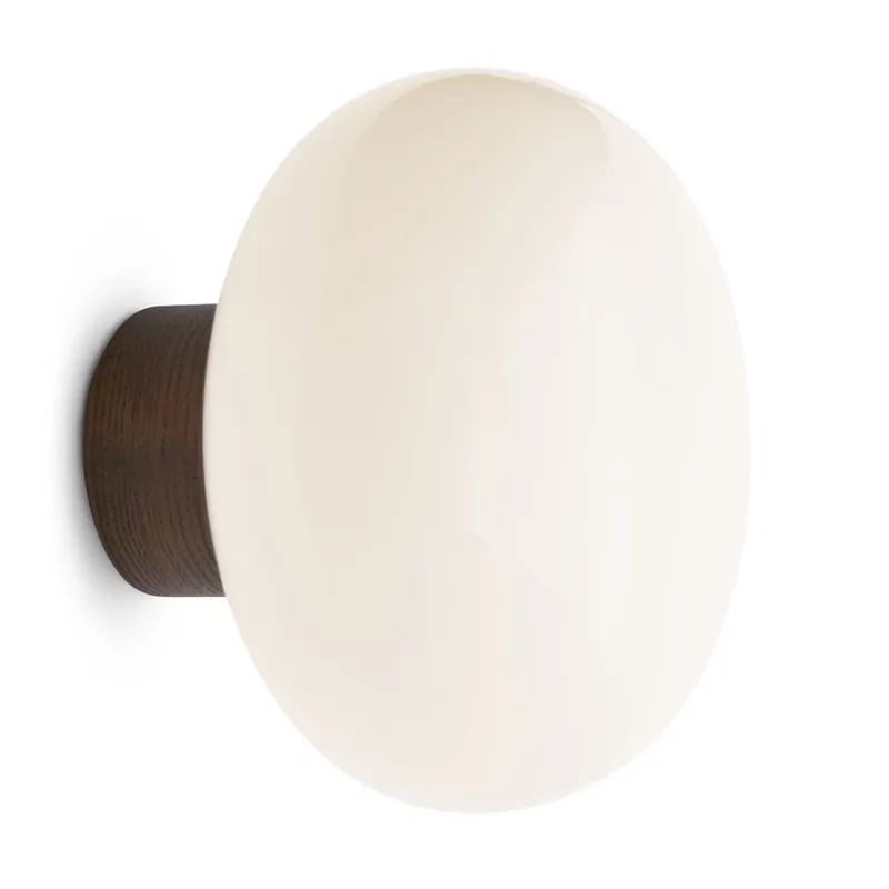 Ofertă exclusivă Karl-Johan Aplică de Perete Smoked Oak/Opal Glass - New Works