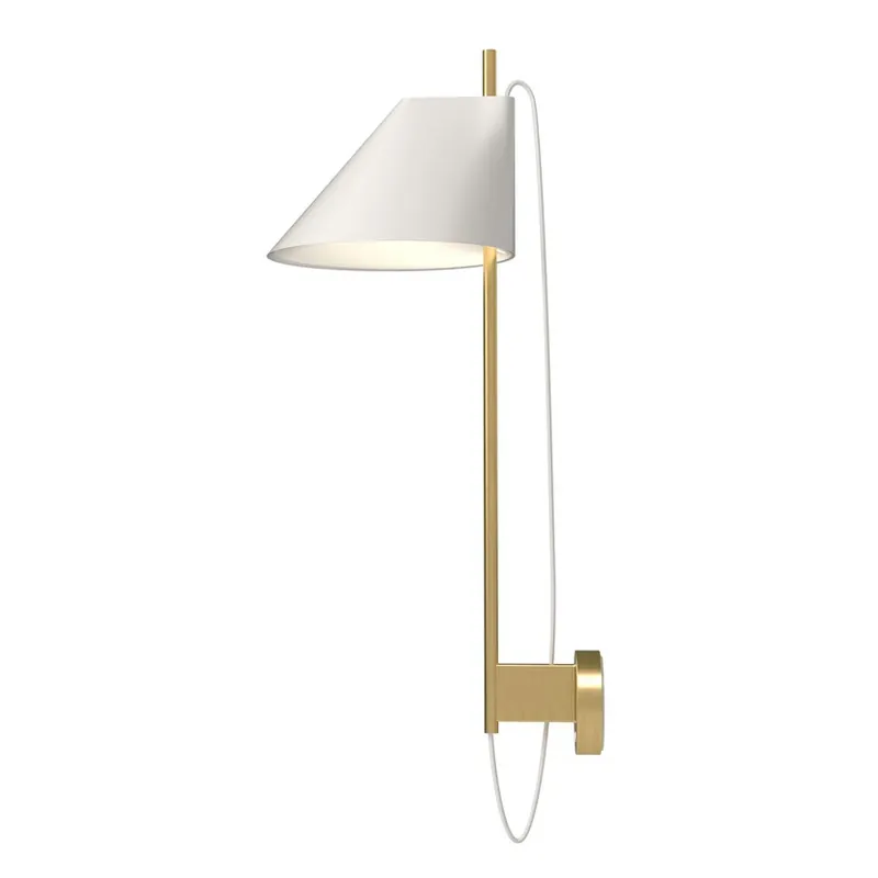 Yuh Aplică de Perete White/Brass - Louis Poulsen Ofertă specială