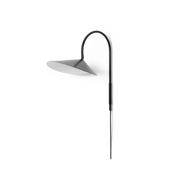 Arum Swivel Aplică de Perete Black - Ferm Living Disponibil imediat
