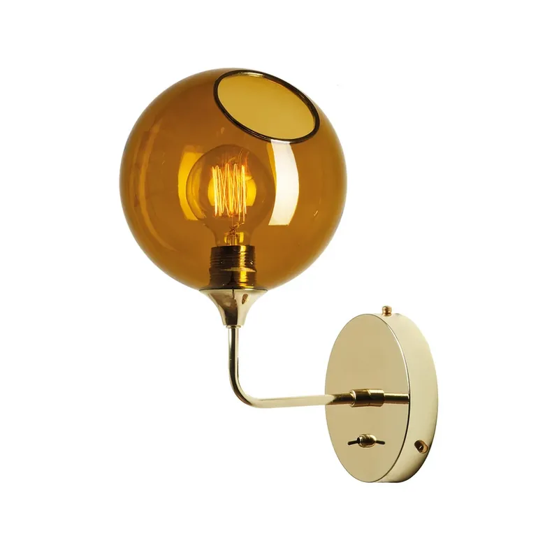 Retur ușor Ballroom The Wall Aplică de Perete 37cm Amber - Design By Us