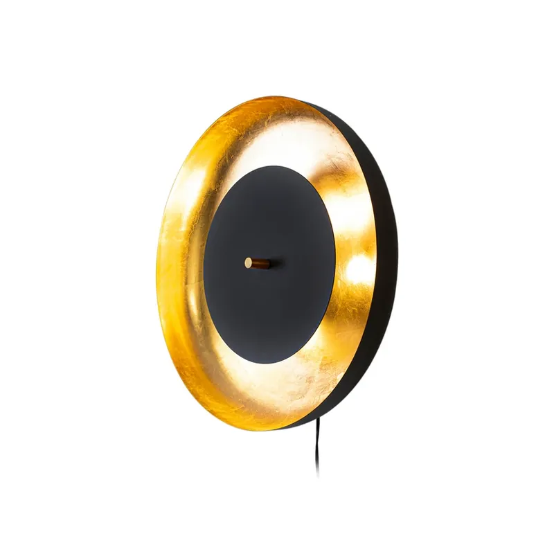 Shelby Aplică de Perete Matt Black/Gold - By Rydéns Ofertă specială