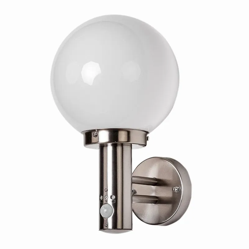 Nada Aplica de Exterior w/Sensor Stainless Steel - Lindby Popular