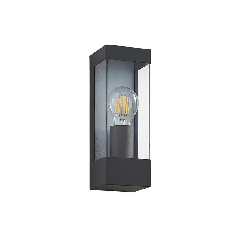 Comandă acum Tilian Aplica de Exterior Dark Grey/Clear - Lindby