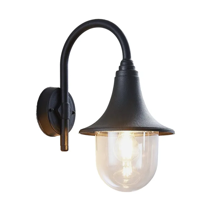 Retur gratuit Nalevi Aplica de Exterior Black - Lindby