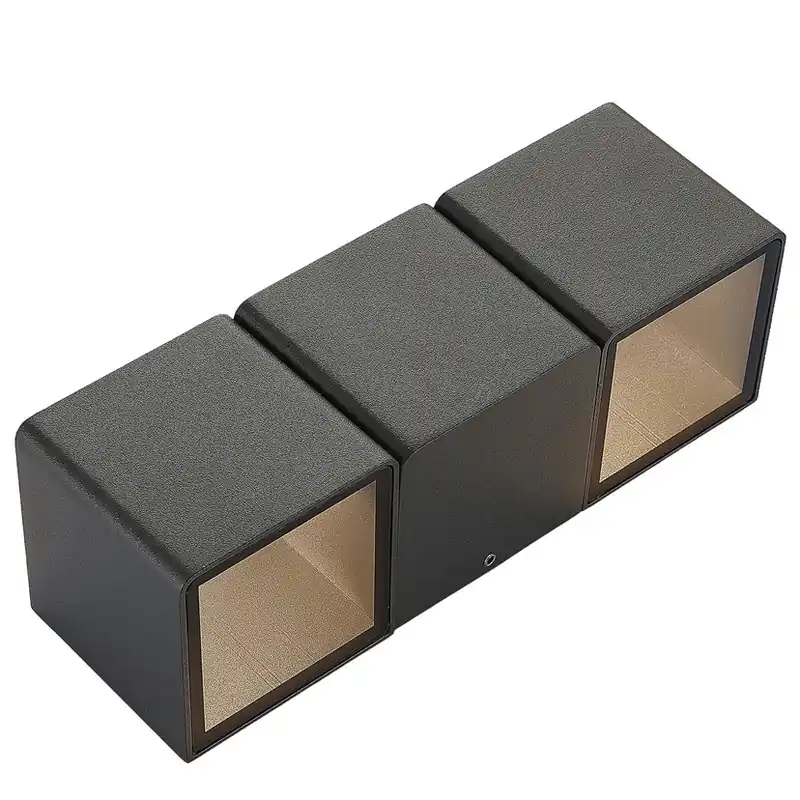 Niclas Square LED Aplica de Exterior Dark Grey - Lindby Ofertă de sezon