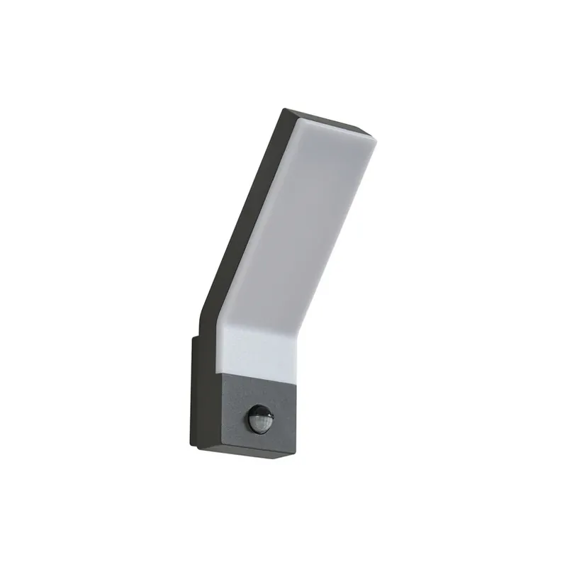 Lampă LED de exterior Korvik, 26 cm, antracit, senzor - Lindby Preț redus