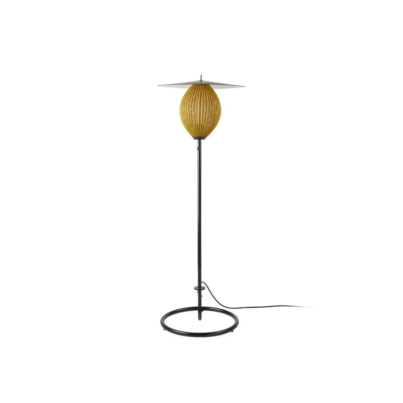 Lampadar de exterior Satellite Mustard Gold/Black - Gubi Mai ieftin