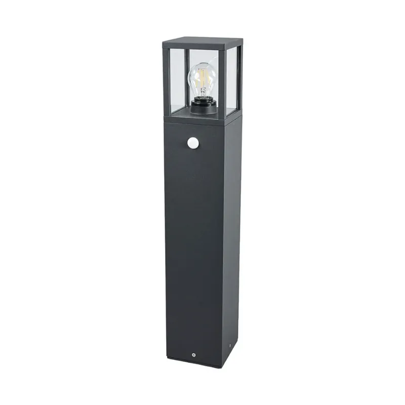 Livrare rapidă Klemens Short Lampă de Grădină de Exterior IP54 w/Sensor Graphite - Lucande