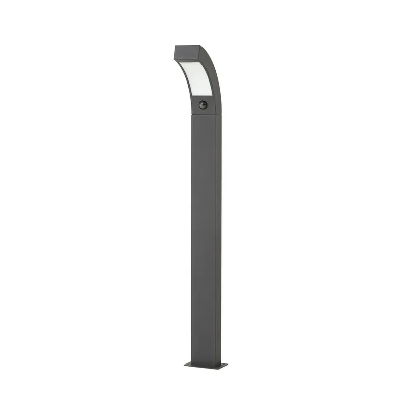 Lennik Lampă de Grădină de Exterior w/Sensor Graphite - Lucande Plată securizată