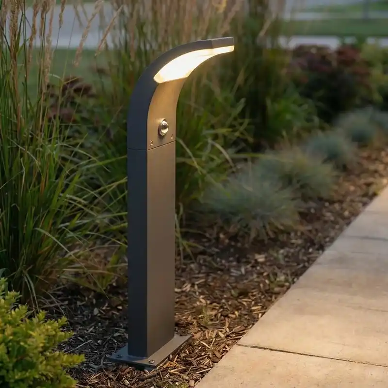 Timm Lampă de Grădină de Exterior w/Sensor Graphite - Lucande Cel mai vândut