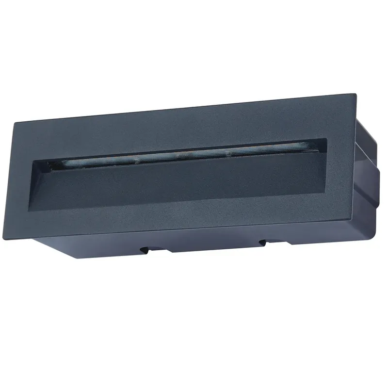 Expediere rapidă Lampa de exterior Loya IP54 dreptunghiulară gri închis - Lucande