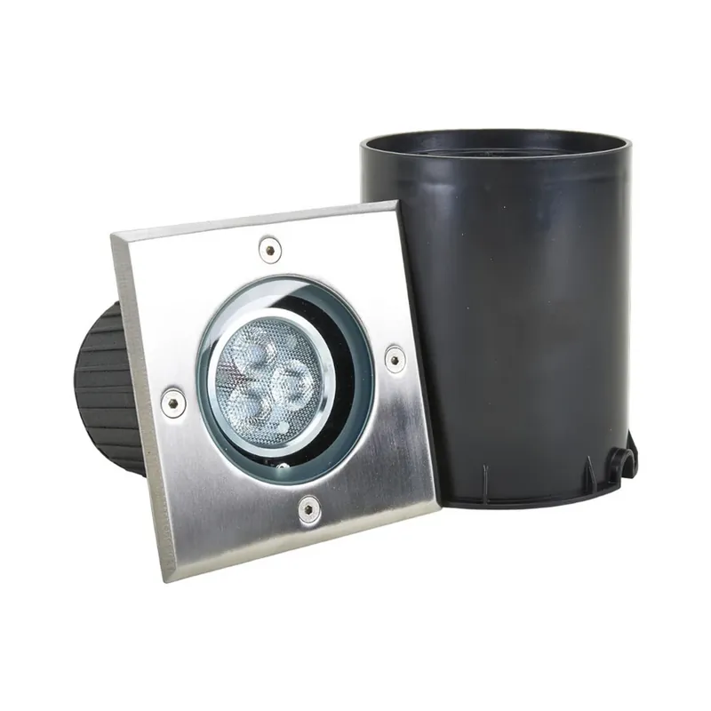 Jos Square Spoturi Incastrabile Exterior IP67 Steel - Lucande Preț redus