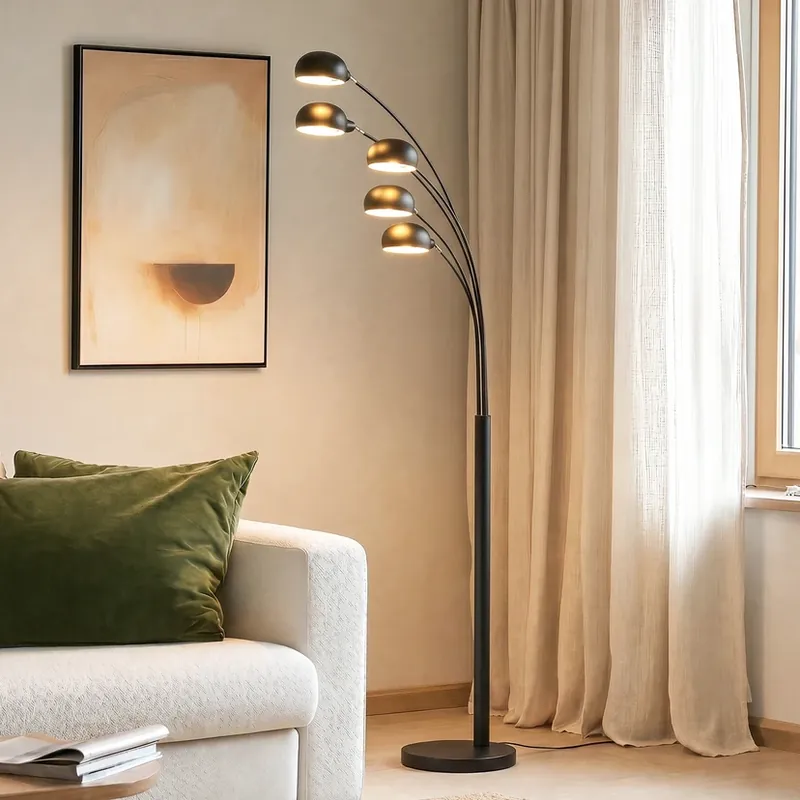 Jewa 5 Lampadar Black - Lindby Lichidare de stoc