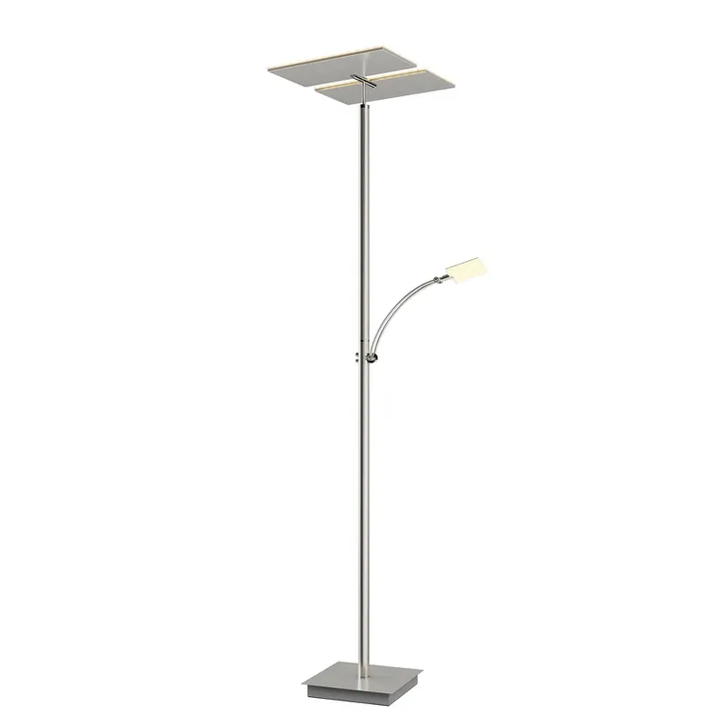Lampadar LED Parthena nichel - Lucande Retur ușor