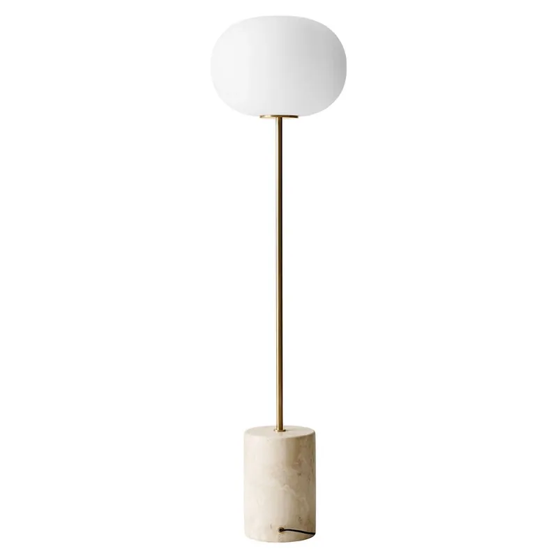 JWDA Lampadar Travertine/Brushed Brass - Audo Copenhagen Disponibil imediat