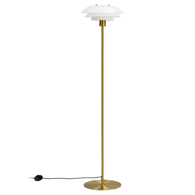 DL31 Lampadar Opal/Brass - Dyberg Larsen Super ofertă