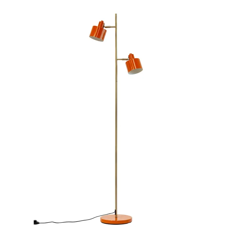 Bestseller Lampadar Ocean, portocalie, înălțime 160 cm, 2 becuri - Dyberg Larsen