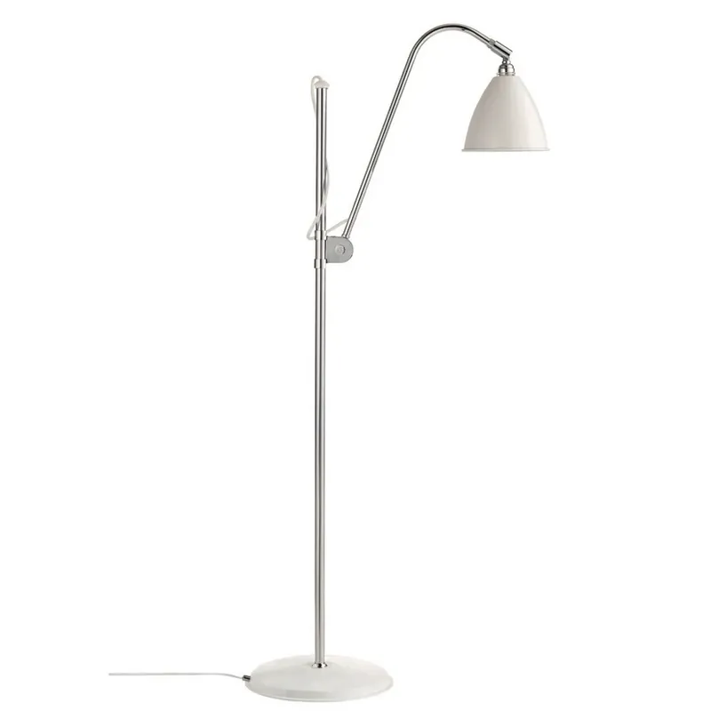 Ofertă exclusivă Bestlite BL3 Lampadar ø16 Chrome/Matte White - GUBI