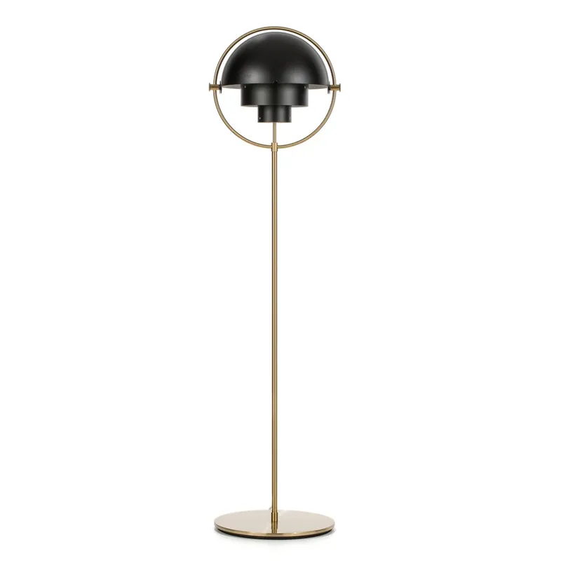 Lampadar Multi-Lite alamă/negru - Gubi Ofertă de sezon