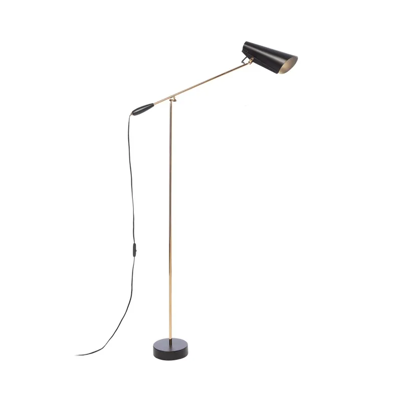 Plată securizată Birdy Lampadar Black/Brass - Northern