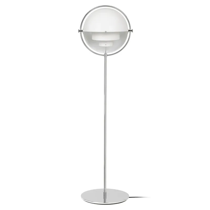 Ofertă limitată Multi-Lite Lampadar Chrome/White - GUBI