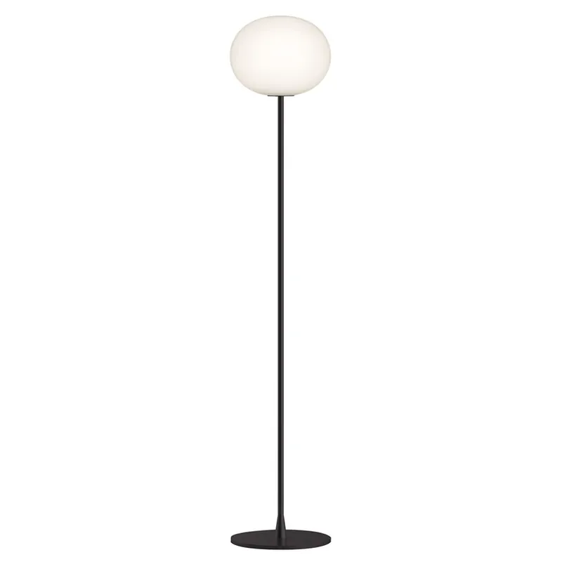 Lampadar Glo-Ball F2 Matt Black/Opal - FLOS Ieftin
