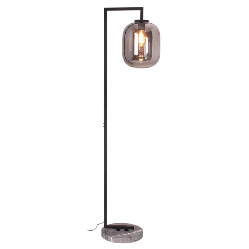 Disponibil imediat Leola Lampadar Black/Smoke Grey - By Rydéns