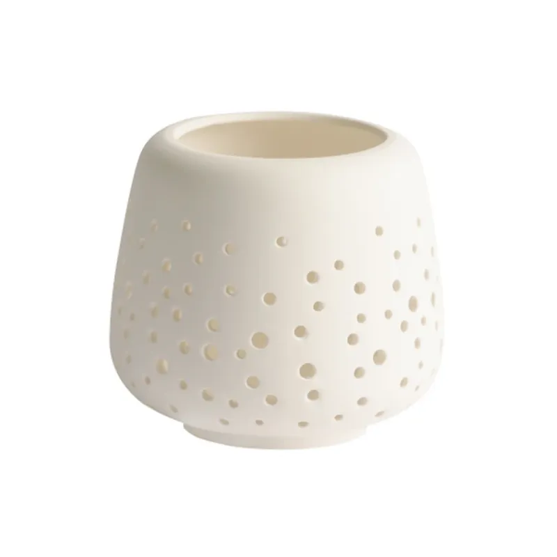 Lanterna din ceramică, 11 x 10 cm, albă - Uyuni Lighting Ieftin