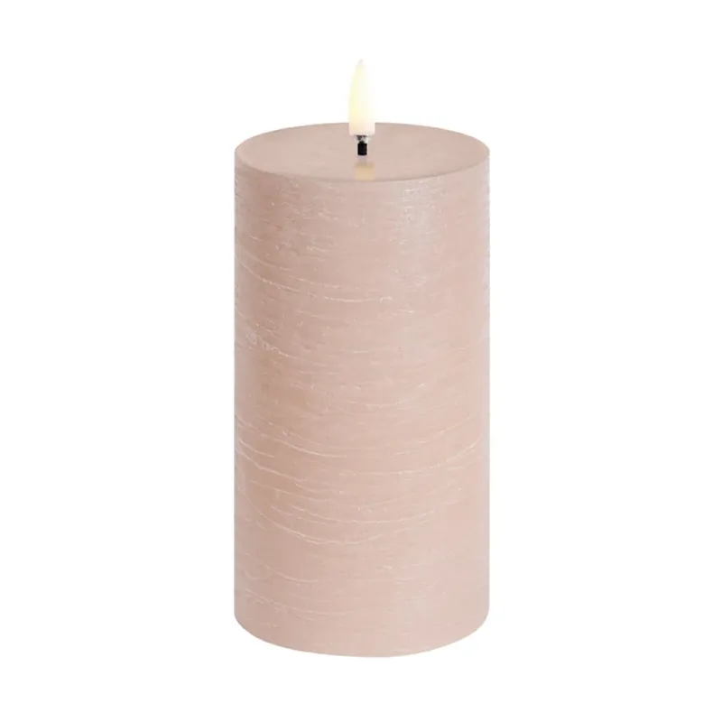 Lumânare LED PILLAR, bej, înălțime 15 cm, ceară - Uyuni Lighting Reduceri