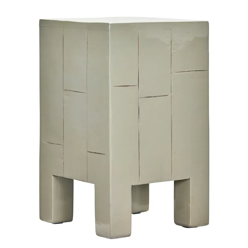 Ieftin Măsuță Brick, culoare nisipiu, lemn, 50 cm - House Doctor