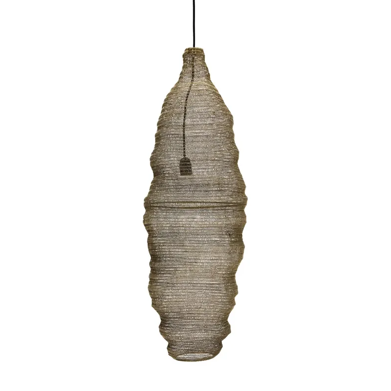Lampă suspendată din plasă aurie Fier Ø 30 cm - House Doctor Cumpără acum