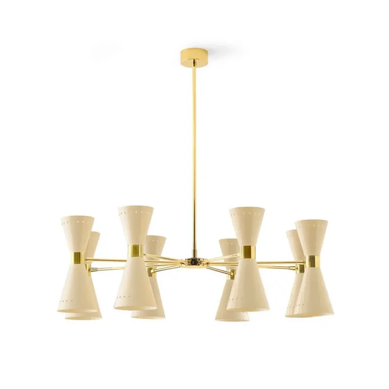 Lampa suspendată Megafono, culoare fildeș, Ø 100 cm - Stilnovo Cumpără online
