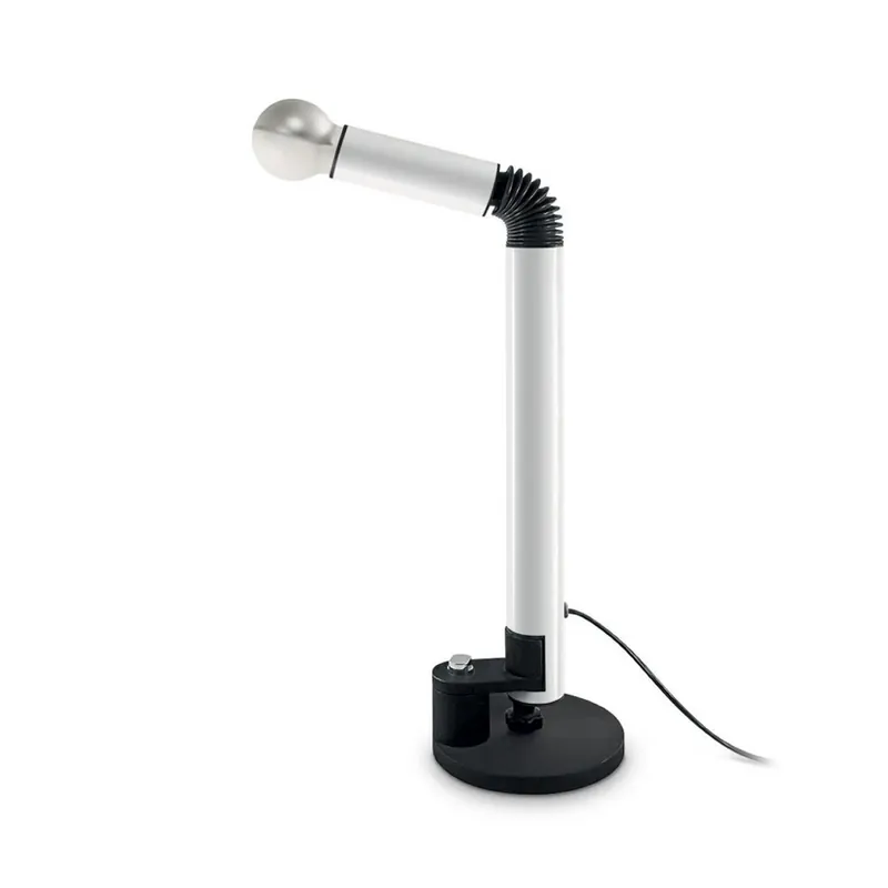 Reducere de preț Lampa de masă Periscopio, albă, înălțime 68 cm, metal - Stilnovo