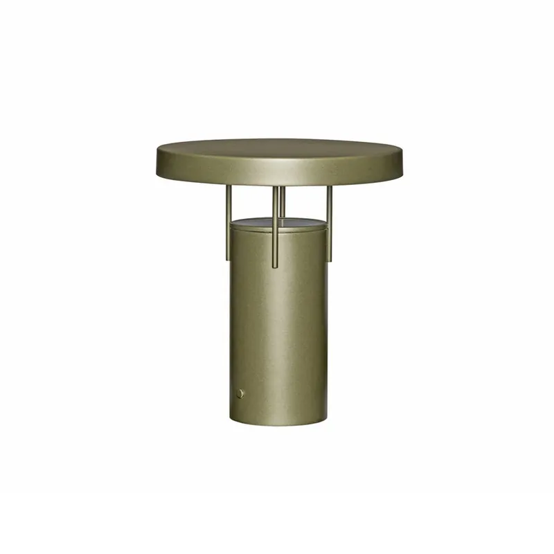 Popular Lampa de masă cu LED și baterie BringMe, verde închis metalizat, 28 cm - HÜBSCH