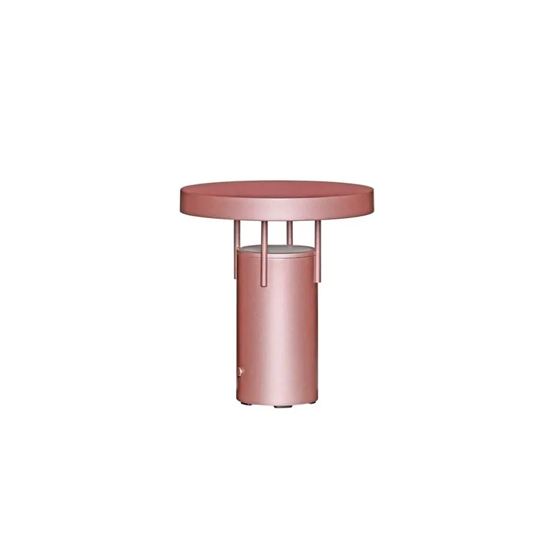 Lampa de masă cu baterie LED BringMe Mini roz metalizat, 20 cm - FRUMOASĂ Retur gratuit