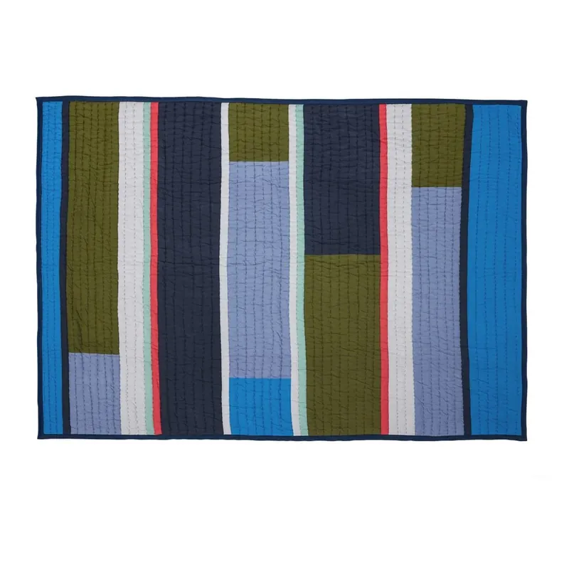 Premium Pavilion tavan, albastru/multicolor, 140x200 cm - HÜBSCH