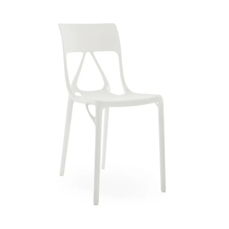 Scaun A.I. Lite, alb, înălțime 80 cm - Kartell Mai ieftin