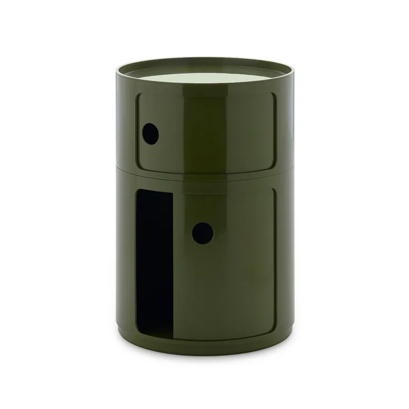 Cel mai bun preț Componibili Big Container, verde, 2 elemente, înălțime 61,5 cm - Kartell