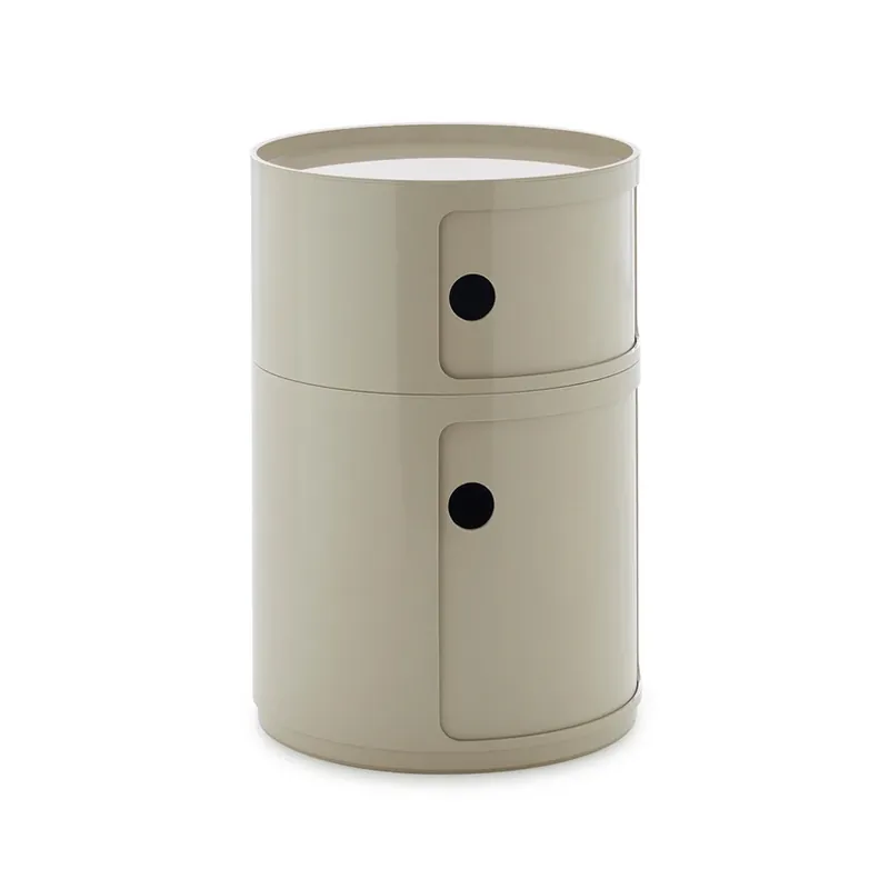 Ofertă Componibili Big Container, gri, 2 elemente, înălțime 61,5 cm - Kartell