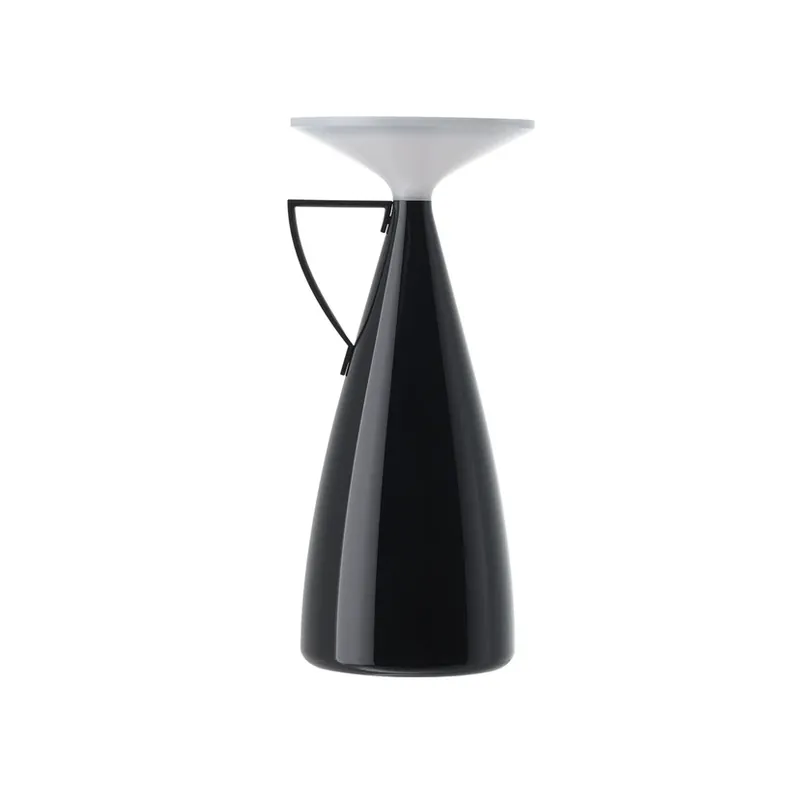 Chilipir Lampa de masă cu baterie LED Camomille, negru, înălțime 24 cm - Kartell