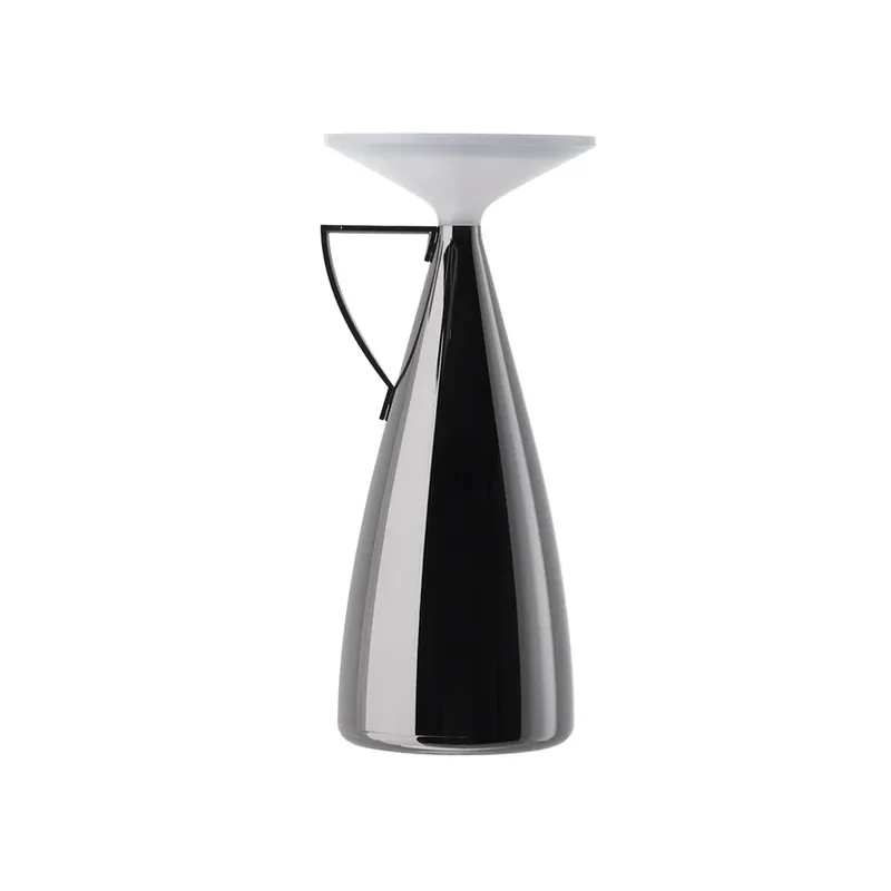 Popular Lampa de masă cu baterie LED Camomille, gri închis, înălțime 24 cm - Kartell