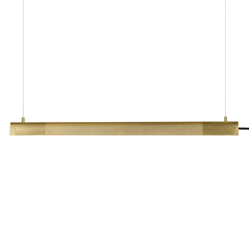 Ofertă exclusivă Lampa suspendată Radent, culoare alamă, L 70 cm, G13 - GEJST
