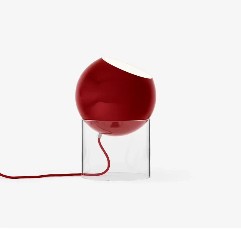 Lampa de masă Topan VP13 roșu cinabru E27 - &Tradition Reduceri