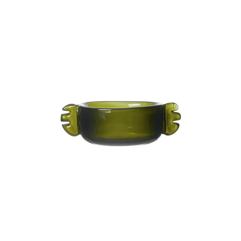 Promoție Farfurie Alas, Ø 23 cm, verde mușchi, realizată manual - ferm LIVING