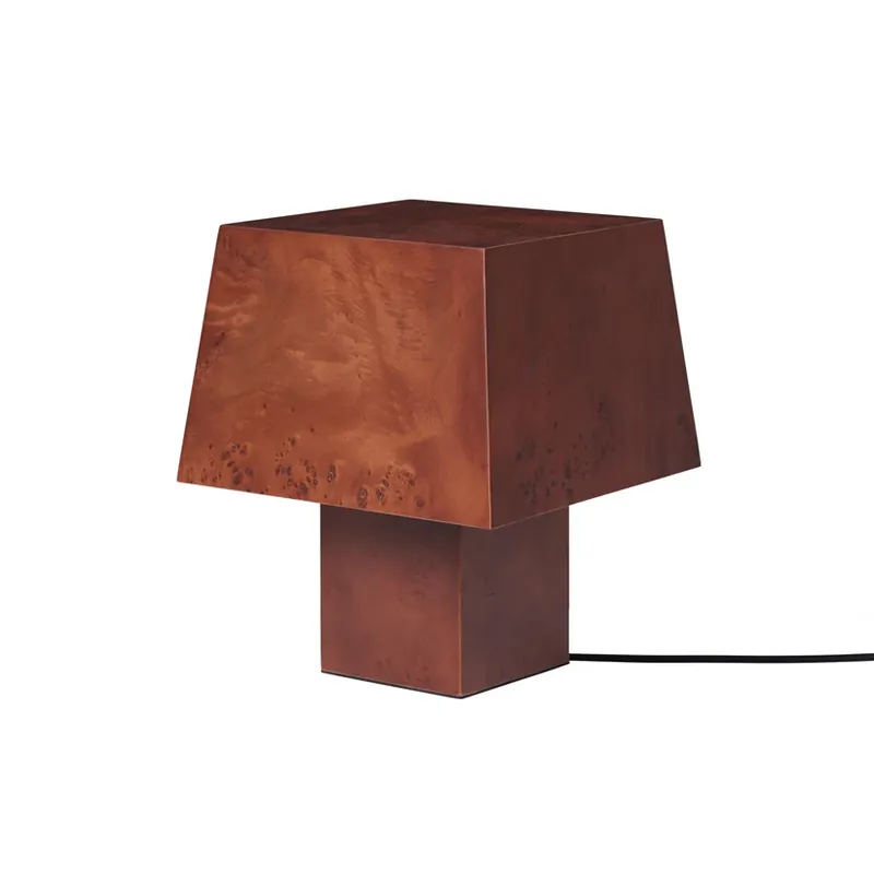 Cel mai vândut Lampa de masă Burl, lemn FSC Burl, înălțime 33 cm - ferm LIVING