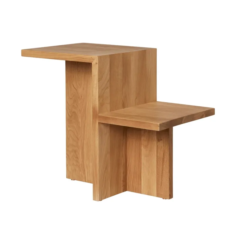 Măsuță auxiliară Distinct, stejar, înălțime 50 cm - ferm LIVING Noutate