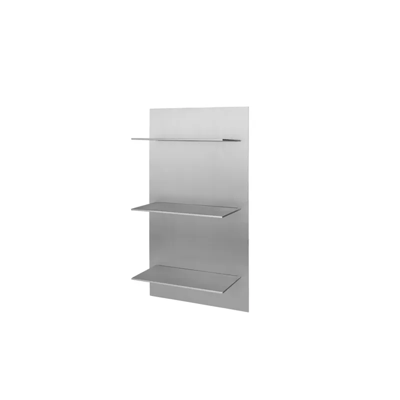 Raft triplu de depozitare, înălțime 65 cm, aluminiu - ferm LIVING Reducere extra
