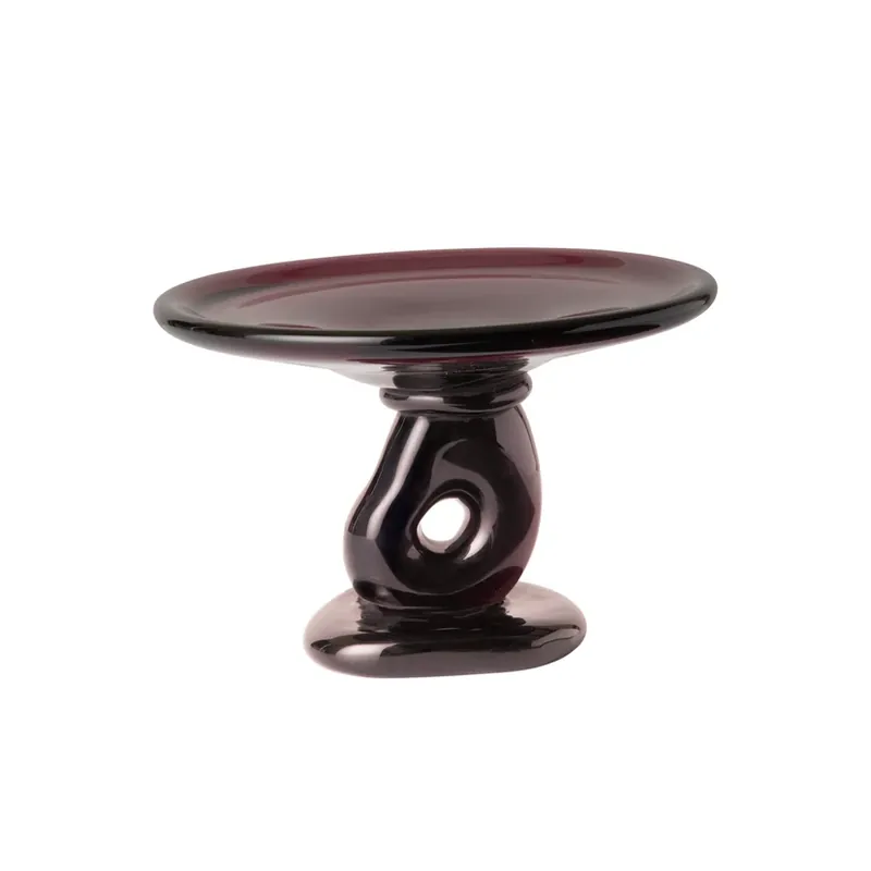 Bestseller Bol Damo, violet închis, sticlă, Ø 21 cm - ferm LIVING
