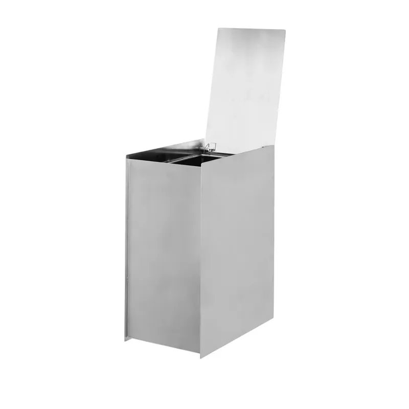 Promoție Coș de gunoi Sama, oțel inoxidabil, înălțime 25 cm - ferm LIVING