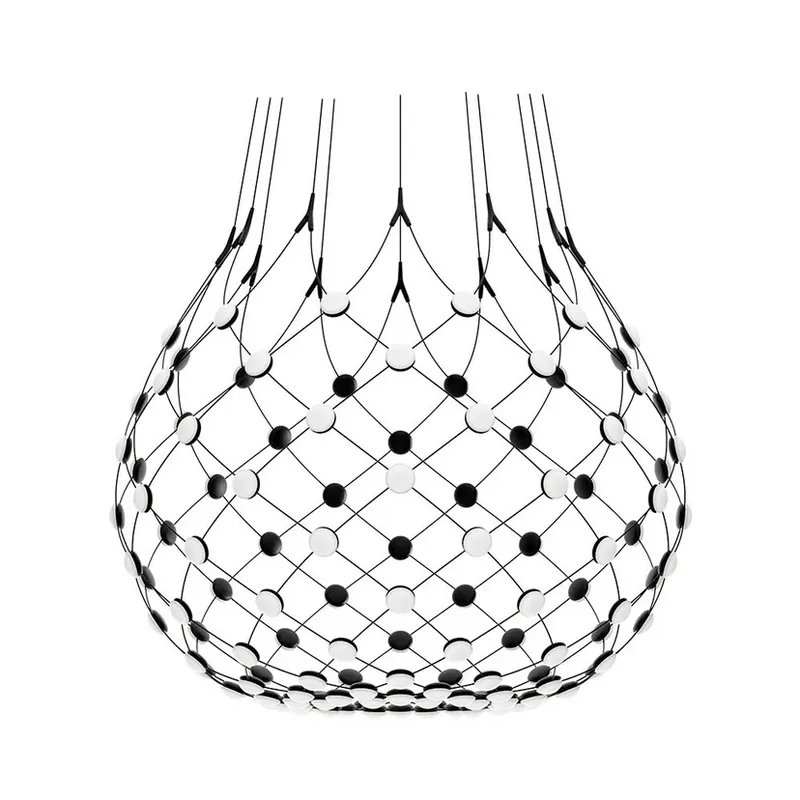 Lampă suspendată Mesh Wireless Bluetooth, Ø 100 cm, 5 m - Luceplan Ofertă limitată